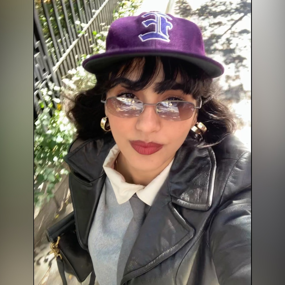 Purple Wool Baseball Cap